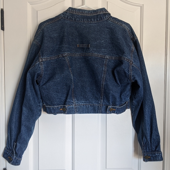 Vintage Cropped Denim Jacket - Picture 2 of 7